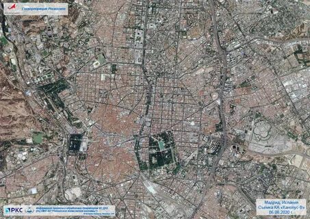 Красноярск со спутника в реальном времени