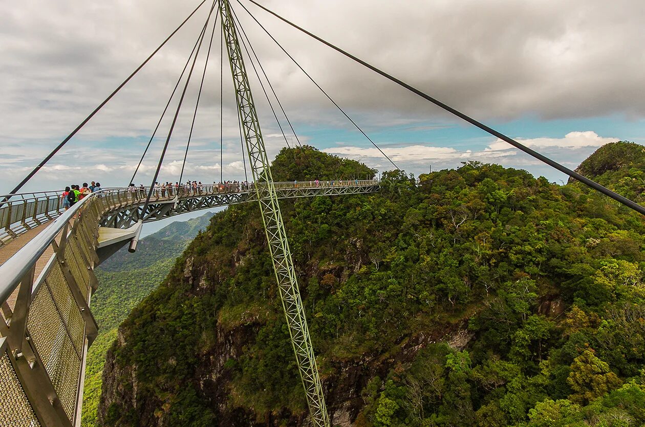 Висячий мост в Лангкави. Стеклянный мост Лангкави. Подвесной мост Langkawi Sky Bridge, остров Лангкави, Малайзия. Небесный мост Лангкави Малайзия фото. Skybridge джемете