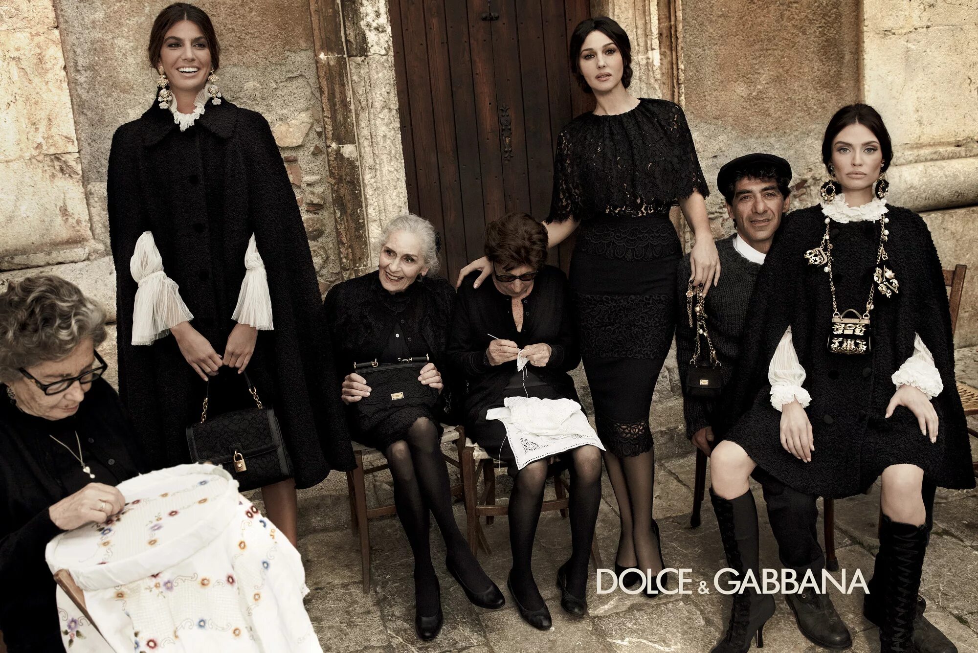 Бьянка Балти Дольче Габбана семья. Реклама dolce gabbana