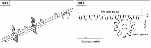 Регулировка зубчатой рейки