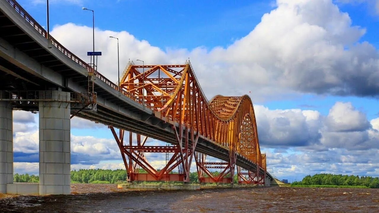 Мост в ханты мансийске сколько металла ушло