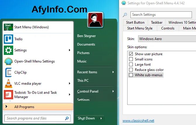 Open shell. Open shell windows 10. open-shell-menu. open shell windows aero. windows 10 start for open shell.
