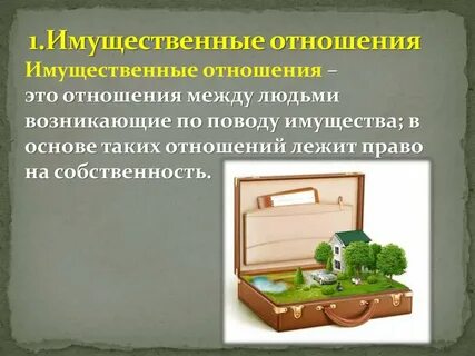 Имущественные отношения в сфере образования