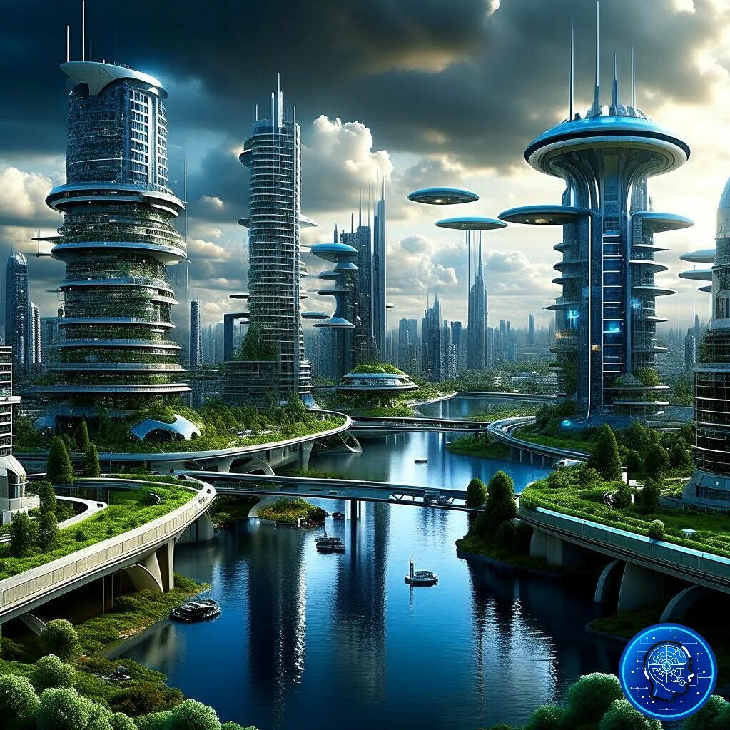 Как будет выглядеть будущее планеты Futurism 배경, 미래도시, 도시