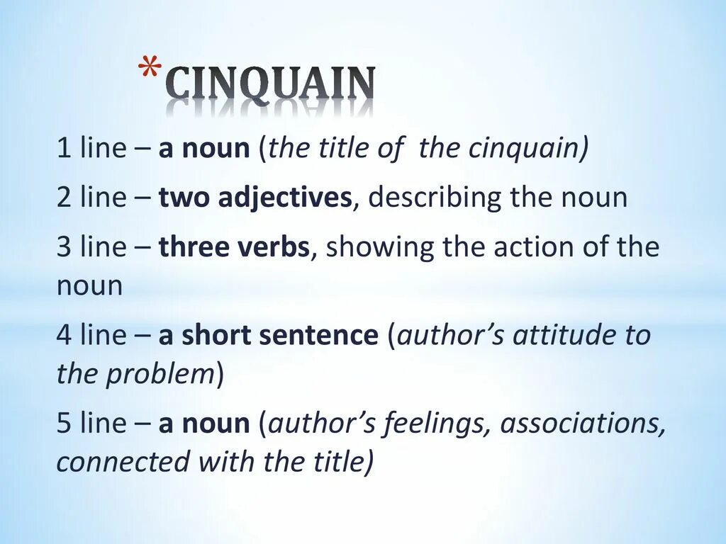 What a life перевод. Cinquain. Cinquain примеры на английском. Cinquain in teaching English. Cinquain poem.