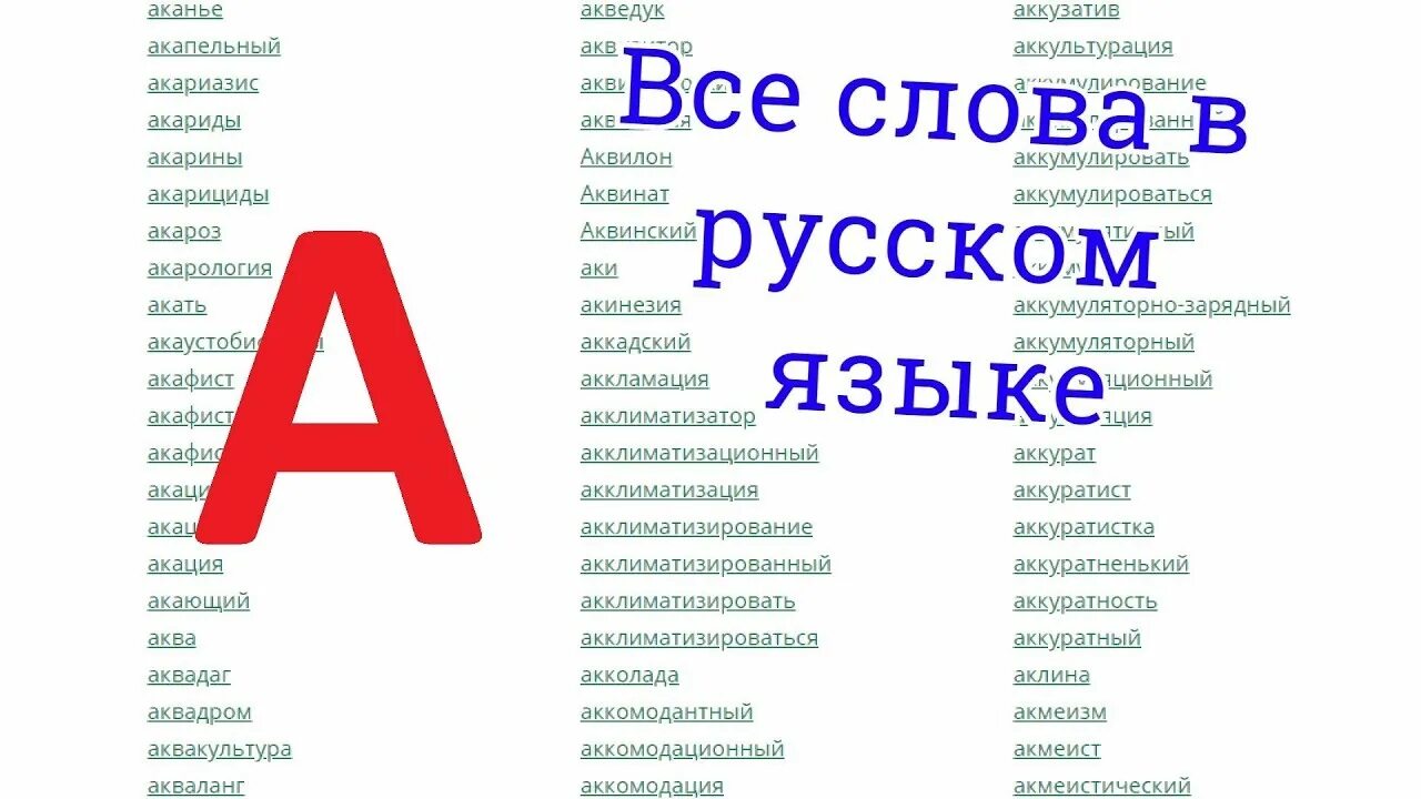 Включи скажи какие есть. "Буквы и слова". Слово. Все слова на букву а. Русские слова на букву а.