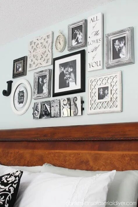 Как повесить фото в спальне TRENDEHOUSE Trending Interior And Exterior Decor Decoracao quarto casal romant