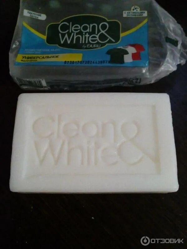 Отзыв о Хозяйственное мыло Duru Clean&White против сложных пятен Не подумаешь,чт