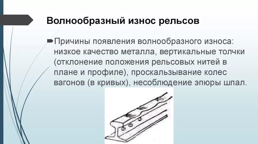 Между вертикальными проводящими рельсами. Причины износа рельсов. Волнообразный износ рельсов. Вертикальный износ рельса. Дефекты рельс.