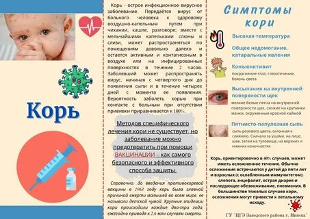 Корь через сколько не заразен