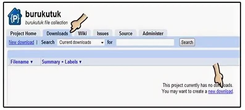 Click tab
