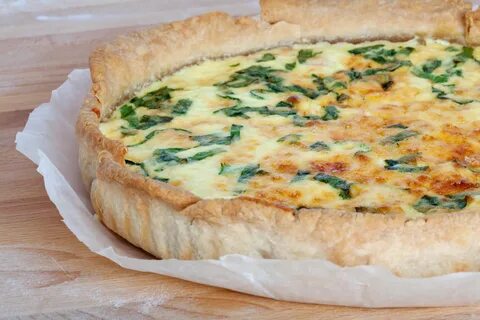 Киш с курицей и грибами в духовке