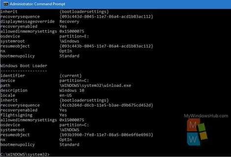 Boot загрузка windows 10