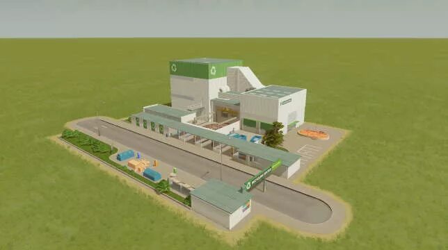 мусоросортировочный завод. центр переработки отходов. мусороперерабатывающие заводы мусора в россии. мусороперерабатывающий завод в курске. центр переработки отходов.