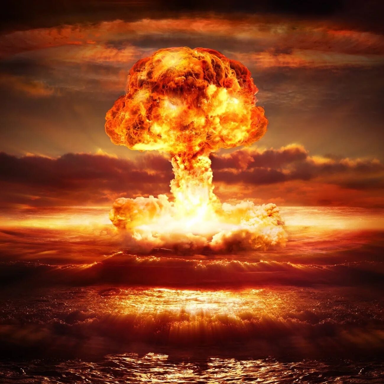 Атомный гриб. Атомный взрыв. Ядерный гриб. Взрыв ядерной бомбы.