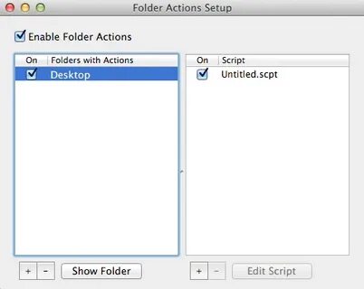 Setup folders