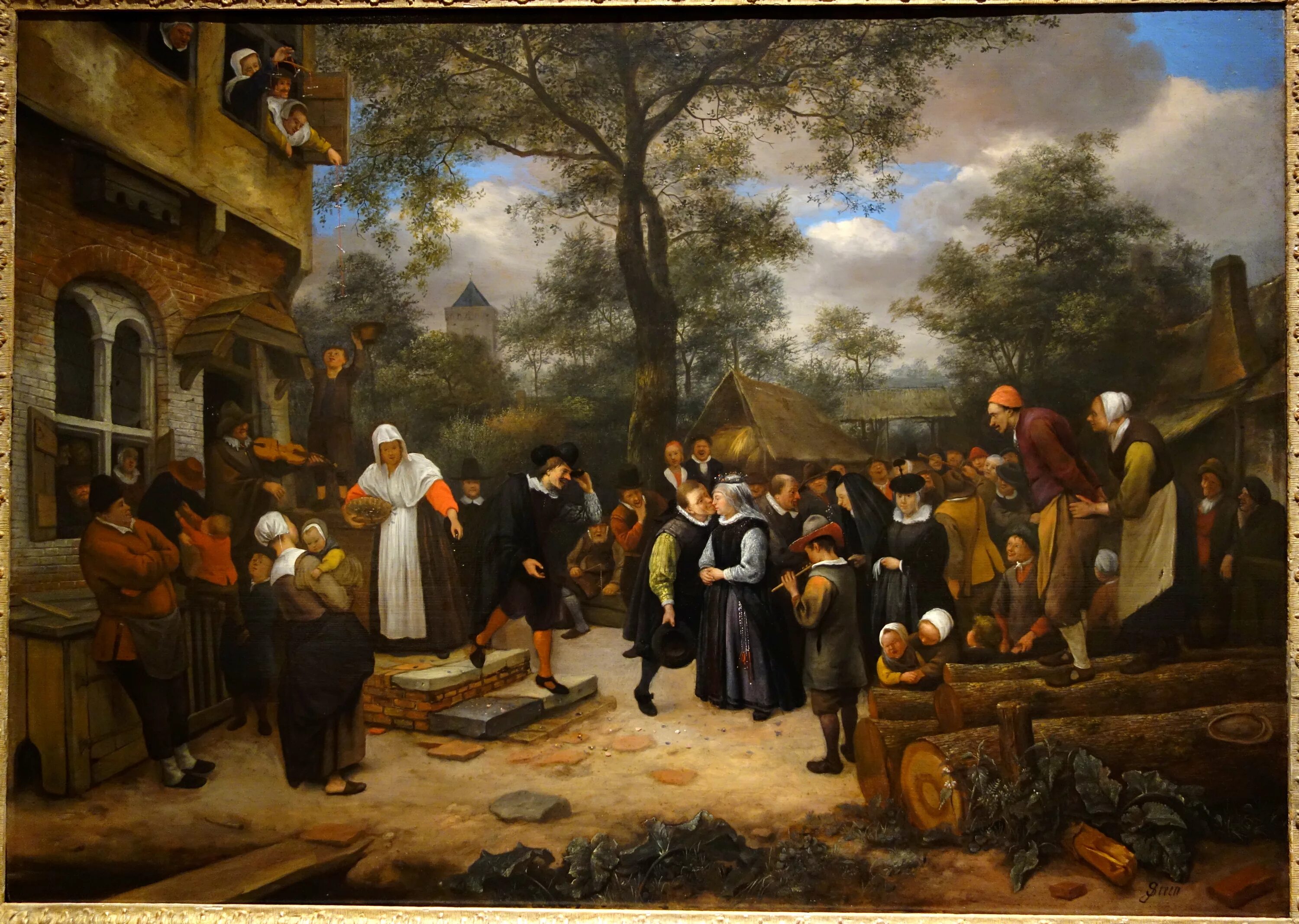 Jan Steen художник. Jan Steen, Сельская школа. Повседневной жизни европейцев