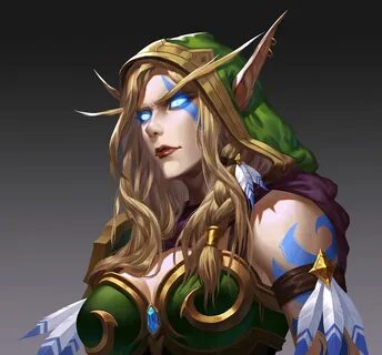 Alleria Windrunner by 大 王 Character Concept Designer World Of Warcraft Game...