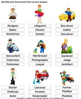 Write names of the jobs