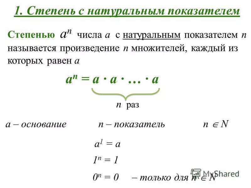 Число n называется