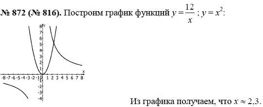 Алгебра 8 класс макарычев 816. Алгебра 8 класс номер 872. 872 алгебра 8 класс макарычев.