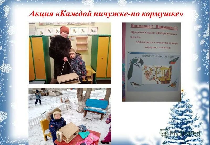 экологическая акция «каждой пичужке - наша кормушка». акция каждой пичужке своя кормушка в детском саду. каждой пичужке по кормушке. акция каждой птичке кормушка. акция каждой пичужке по кормушке.