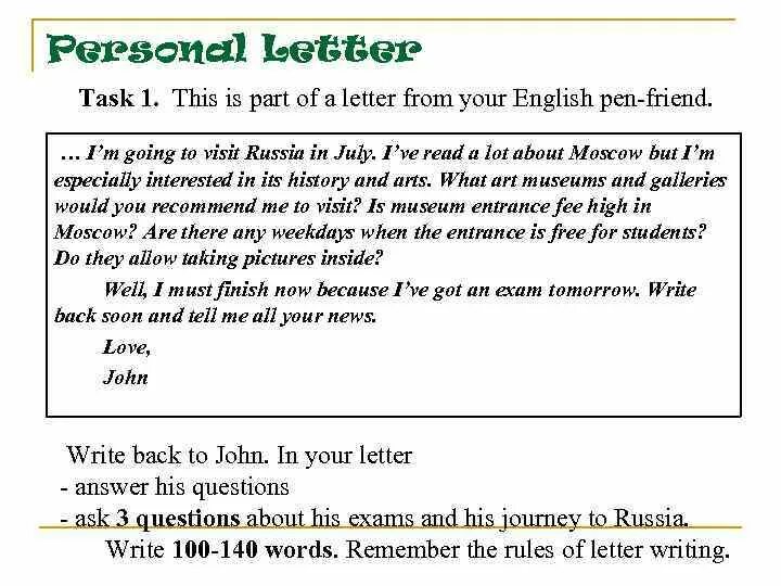 Writing a personal Letter. Personal Letter task. How to write a personal Letter. Personal Letter writing шаблон. Task your pen friend