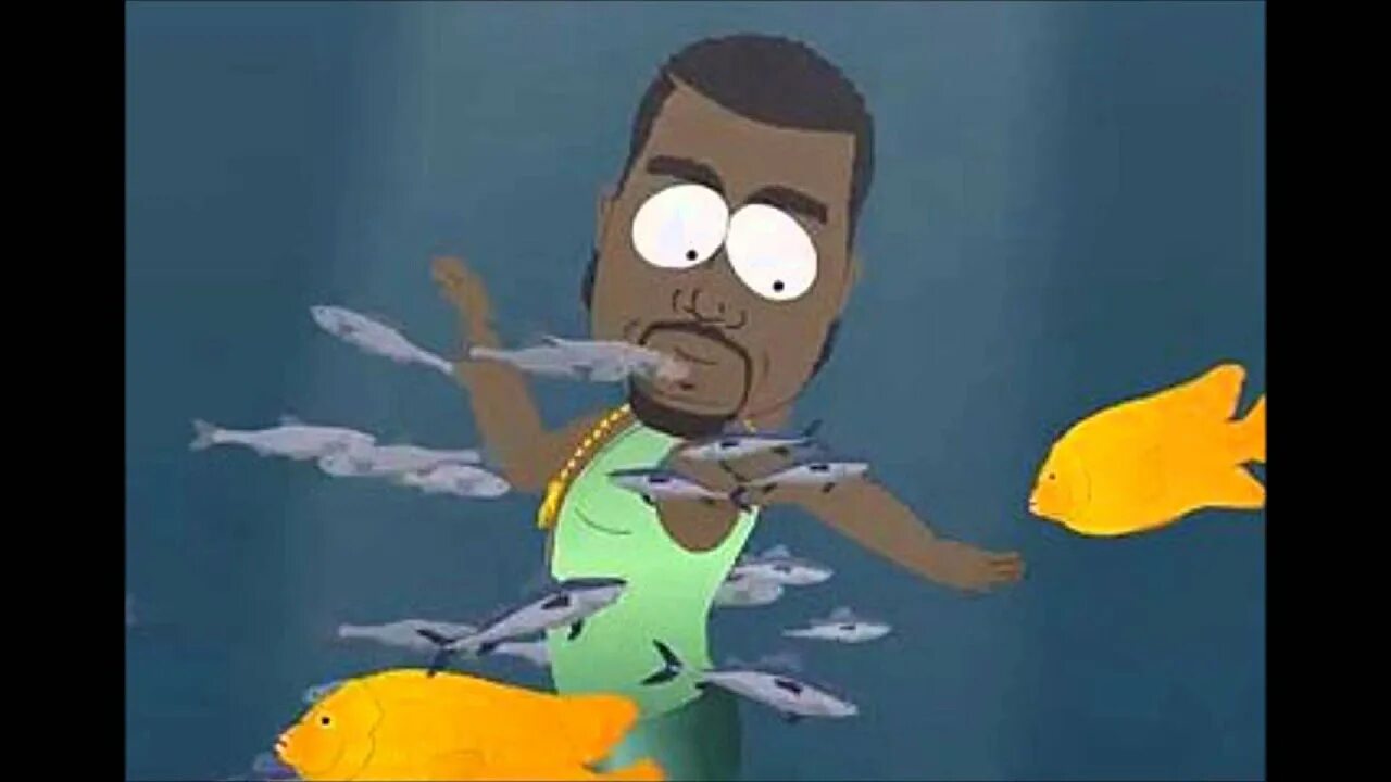 Рыба из чудаков. Канье уэст в южном парке. Kanye west gay fish. Канье уэст гейфиш. Канье уэст рыба.