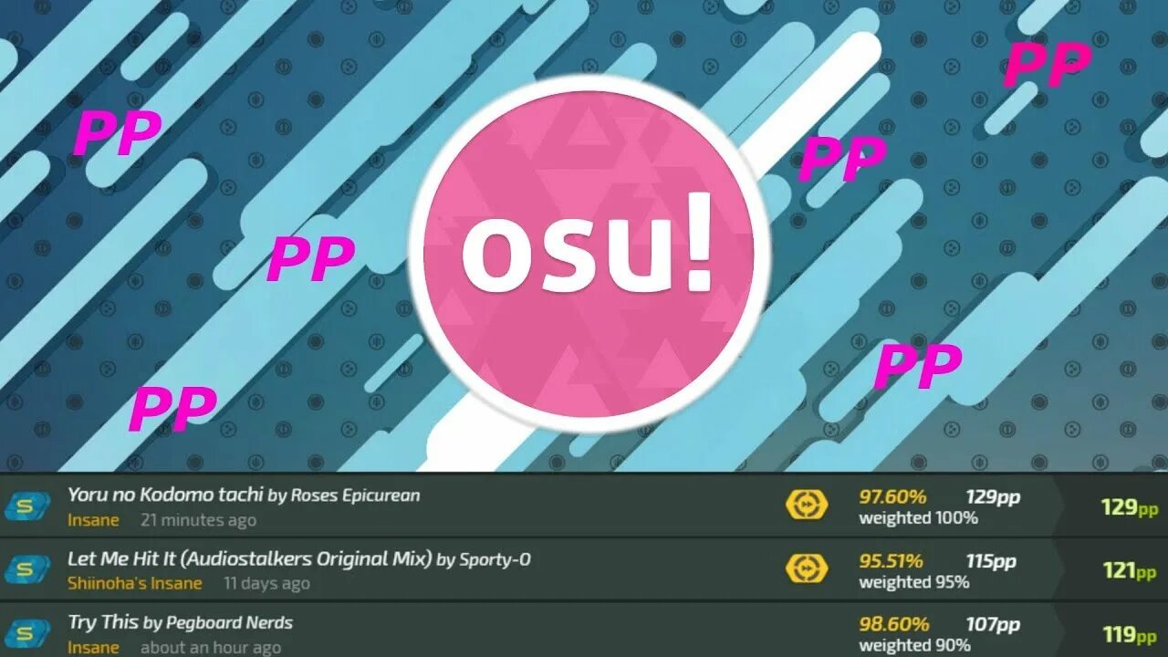 Osu карты. PP osu. Что такое PP В осу. 100 PP osu. Osu easy