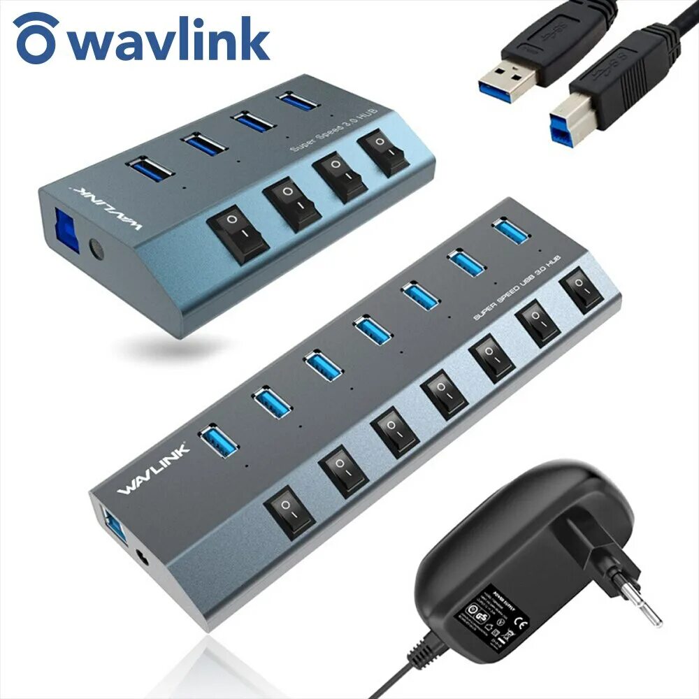 Сетевой USB-хаб wavlink 2.0 LRP. Wavlink USB Hub. USB-концентратор USB 3.0 на 7 портов. Micro USB Hub 3,0 высокоскоростной 4 порта USB easy identification. Usb хаб с питанием