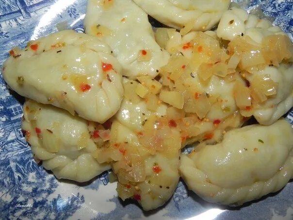 Вареники с картошкой в духовке