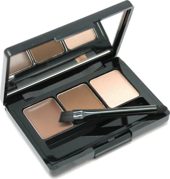 NoUBA Набор теней для бровей "Eyebrow Powder Kit", 3 цвета, тон № 01 купить с
