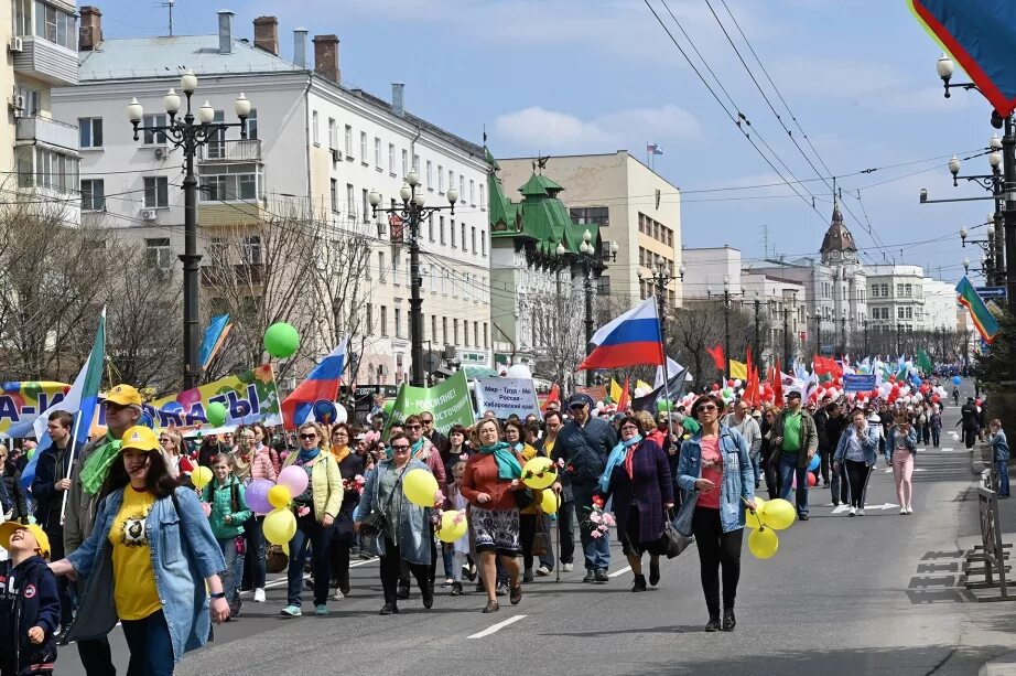 1 май хабаровск. Шествие 1 мая Хабаровск. Шествие 1 мая 2022 Хабаровск. Демонстрации в Хабаровске. Шествие 1 мая.