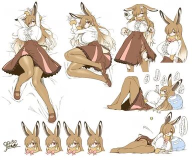 Anime. european hare (kemono friends). artist. 