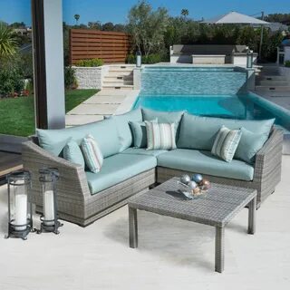 RST Brands Cannes 4-piece Patio Corner Sectional Overstock.com Shopping - The Be