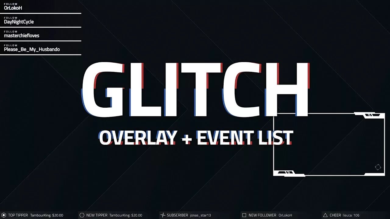 List the events