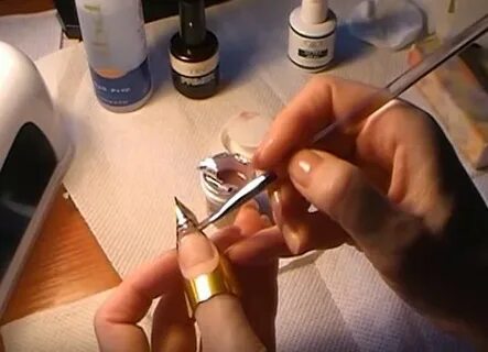 Наращивание гелем без ламп
