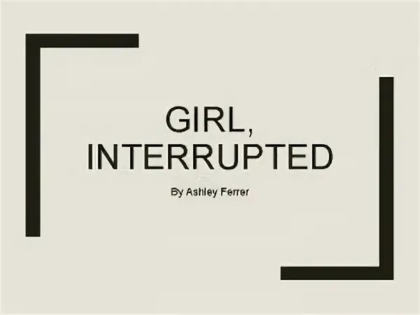 Interrupted перевод