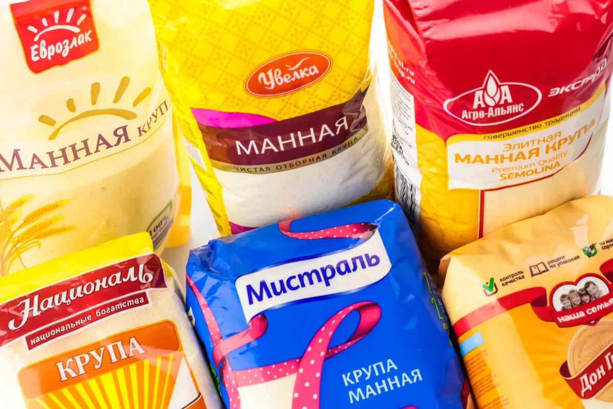 Какие марки манной крупы. Манка еврозлак. манная крупа марки м. манная крупа увелка. националь крупа манная.