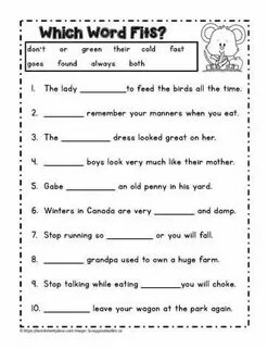 Which words fit best