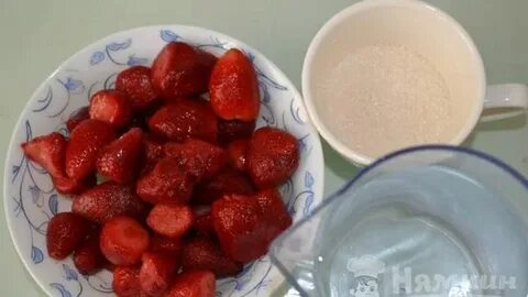 Компот из замороженной клубники