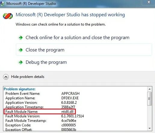 Ntdll dll ошибка. Ntdll. ошибка проводника. тип события appcrash.