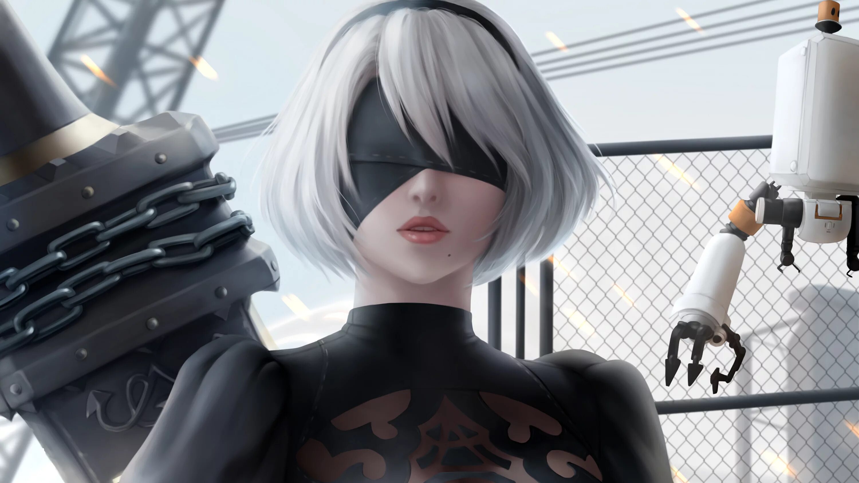 Near automate. Ниер автомата 2b. NIER Automata 2b Хендай.