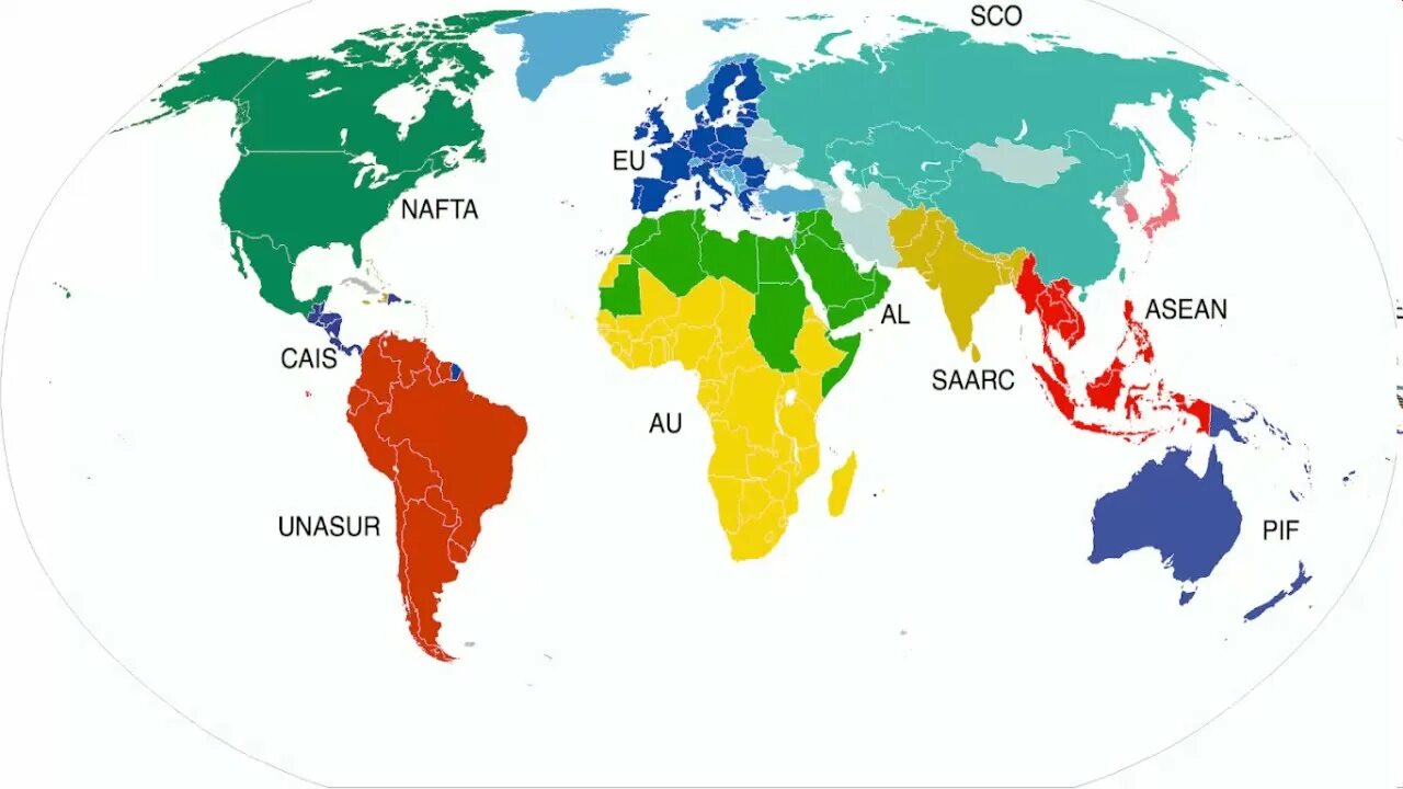 Интеграционные группировки на карте. Нафта страны. Карта интеграционных объединений.