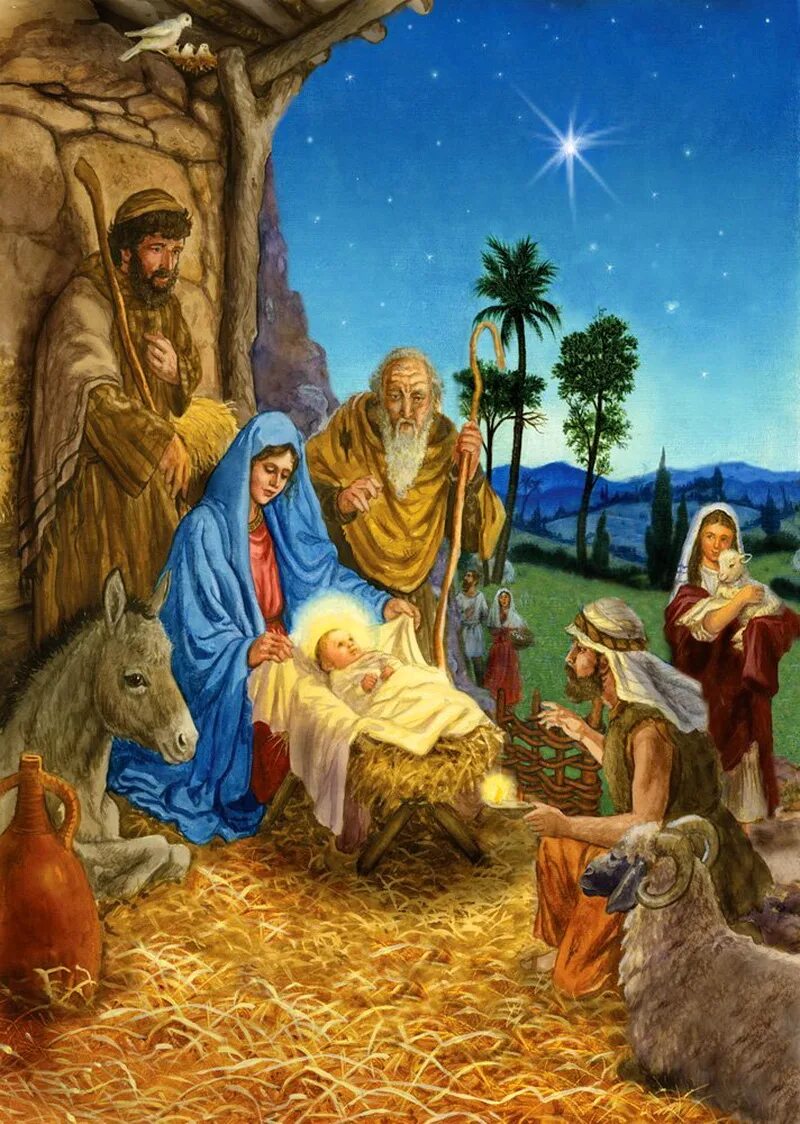 Год рождения иисуса христа. Дева Мария и Иосиф вертеп. Рождественский вертеп Иисус Христос. Рождество Иисуса Христа в Вифлееме. Дева Мария Иосиф рождение Христа вертеп.