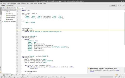 Pycharm community