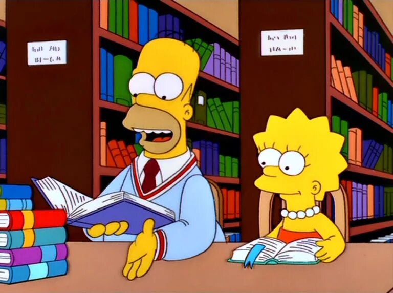 While lisa read a