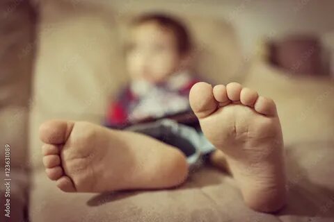 Little boy foot