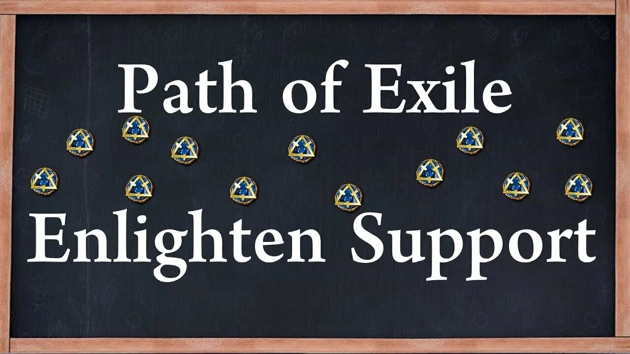 Support gem. Enlighten poe. enlighten support poe.