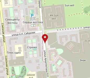Берша ижевск на карте
